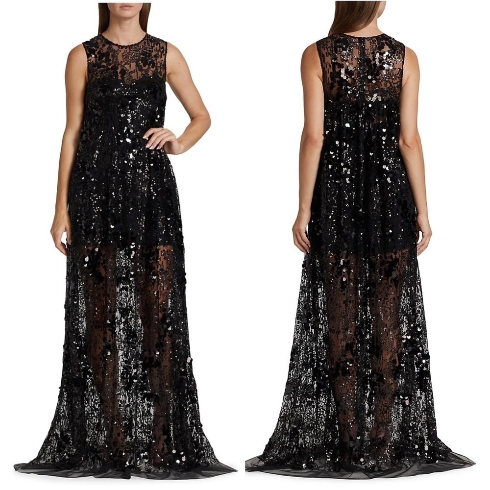 AKNVAS Maja Embellished Sheer Gown - Picture 2 of 2